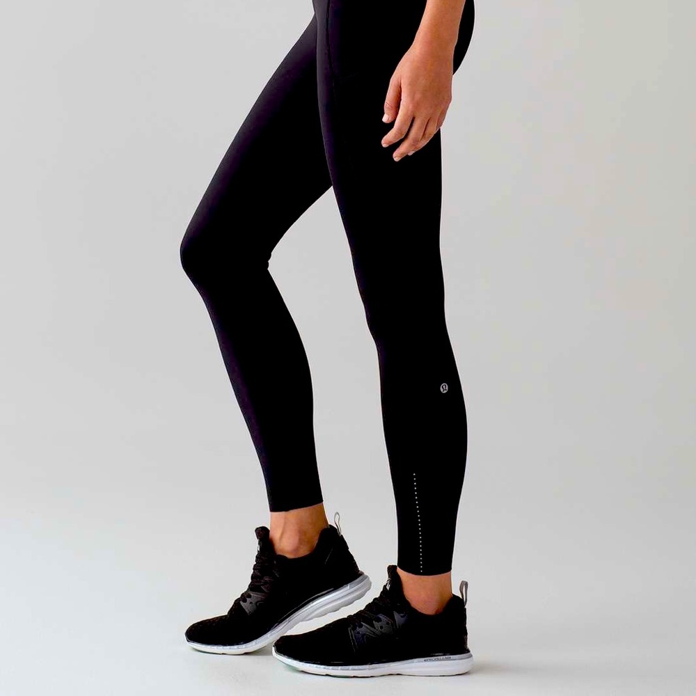 Lululemon Fast & Free 7/8 Tight II Nulux 25" Black